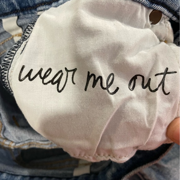 GRLFRND Karolina Cross Your Mind Denim Designer Jeans Slim Size 23 Distressed - Picture 11 of 15